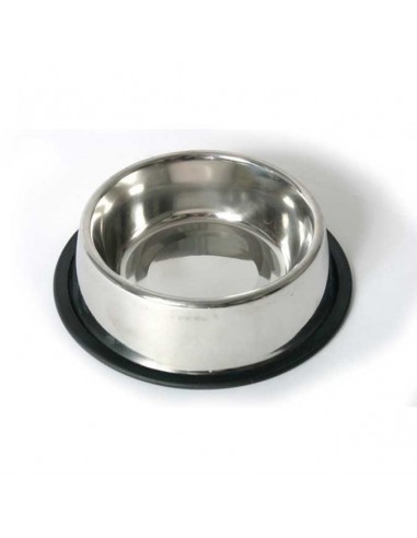 Comedero para perros de plato INOX antideslizante