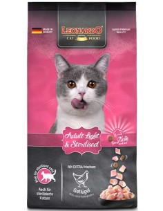 Pienso para gato esterilizado, Leonardo Light