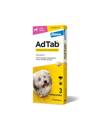 Adtab 56 mg para perros de 1,3 a 2,5 kg de peso