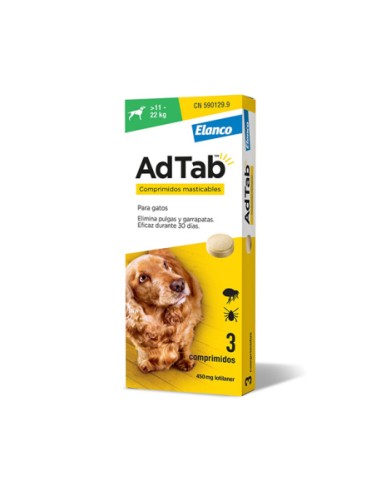 Adtab 450 mg para perros de 11 a 22 kg de peso