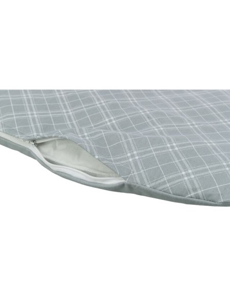 Cama económica para perro en color gris