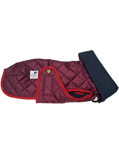 Abrigo-impermeable-acolchado-galgo-granate-forro-polar-tecnico