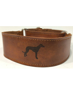 Collar-galgo-piel-marrón