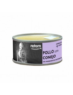 Pollo con conejo porcentaje mínimo de pollo 56 por ciento  y conejo 4 por ciento