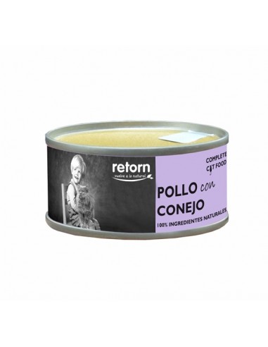 Pollo con conejo porcentaje mínimo de pollo 56 por ciento  y conejo 4 por ciento