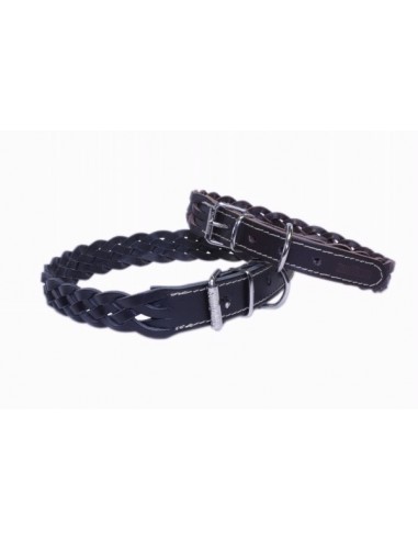 Collares para perros Piel Flor trenzado