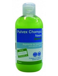 Champú para perros PULVEX con extracto de Neen