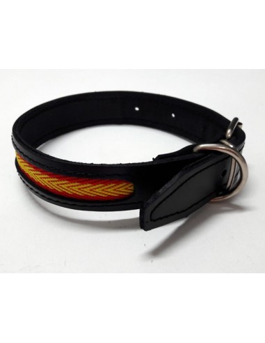 Collares para perros Piel Flor, bandera de España