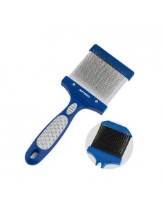 Carda para perro doble flexible