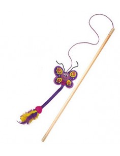 Juguete para gato palo con pez