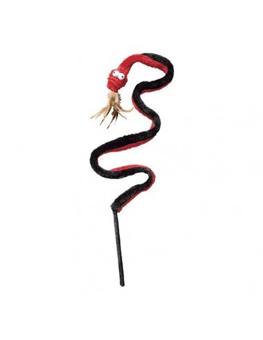 Juguete para gato palo con serpiente