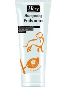 Champú para perros  pelo negro