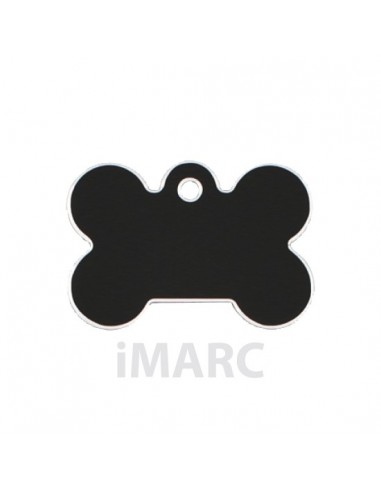 Placa identificativa para perro, hueso grande en colores