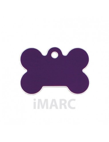 Placa identificativa para perro, hueso pequeño en colores