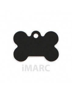 Placa identificativa para perro, hueso pequeño en colores