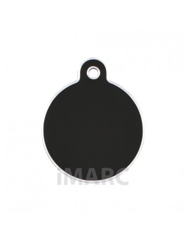 Placa identificativa para perro, redonda pequeña en colores