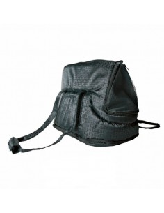 Bolso para transporte de perros en nylon negro modelo Riva