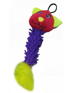 Juguete para gato muñeco con pluma