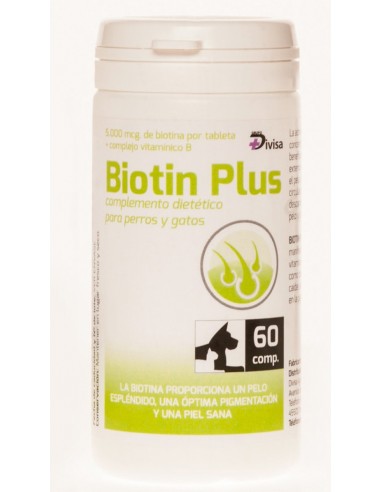BIOTIN PLUS, complemento nutricional para perros y gatos
