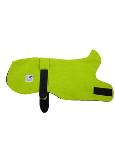 Abrigo para whippet reversible verde