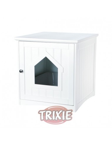 Mueble para cubrir la bandeja de arena de gatos