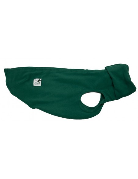 Ropa para perro forro polar para galgo color verde oscuro Ropa para perro forro polar para galgo color verde oscuro