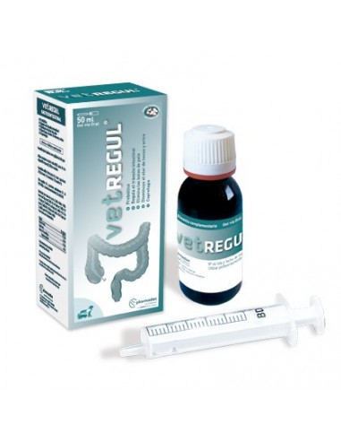 VETREGUL  equilibra el tránsito intestinal en perros y gatos