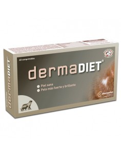 DERMADIET biotina para mantener una piel sana y pelo brillante en perros