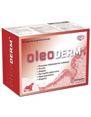 OLEODERM para el control de alteraciones cutáneas en perros y gatos