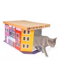 Casa de carton para gatos modelo A
