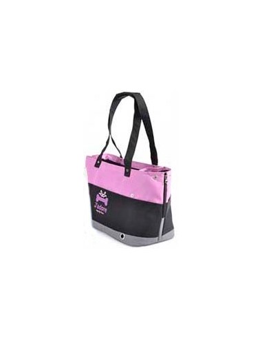 Bolso para transporte de perros en tela colores combinados