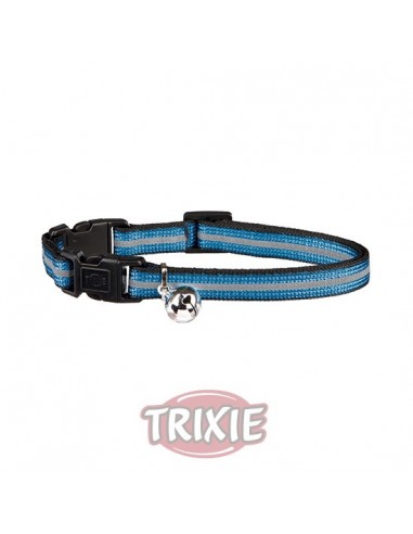 Collar para gatos en nylon con cinta reflectante