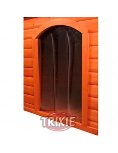 Cerramiento láminas de plástico para caseta de perro