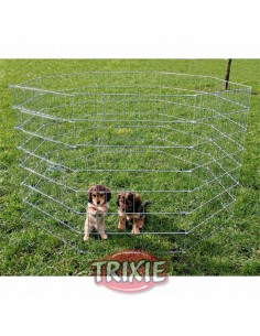 Cerramiento metálico en acero galvanizado, especial para cachorros