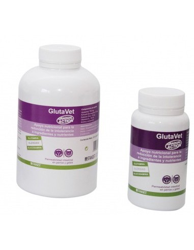 GLUTAVET complemento nutricional para afecciones intestinales en perros y gatos
