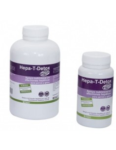 HEPA T DETOX suplemento nutricional para afecciones hepáticas en perros y gatos