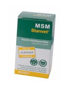 M.S.M. azufre biodisponible para perros y gatos