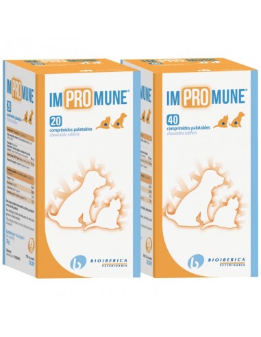 IMPROMUNE complemento alimentario para optimizar la respuesta inmune en perros y gatos