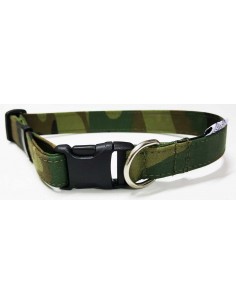 Collar para perro loneta camuflaje