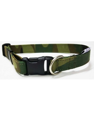 Collar para perro loneta camuflaje