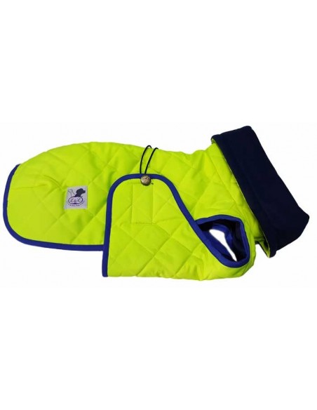 Abrigo impermeable acolchado para galgo alta visibilidad Abrigo impermeable acolchado para galgo alta visibilidad