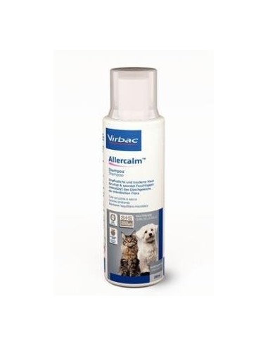 Champú Allercalm para perros y gatos, pieles sensibles y secas