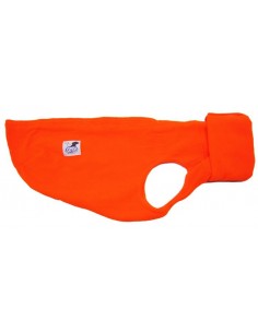 Ropa para perro forro polar para piccolo color naranja
