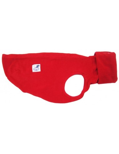 Ropa para perro forro polar color rojo