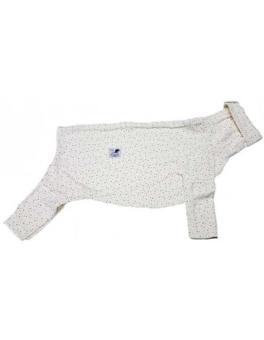 Pijama para piccolo de felpa, con lunares de colores