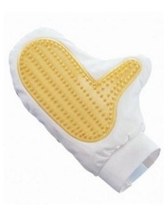 Manopla de goma eliminacion de pelos en perros