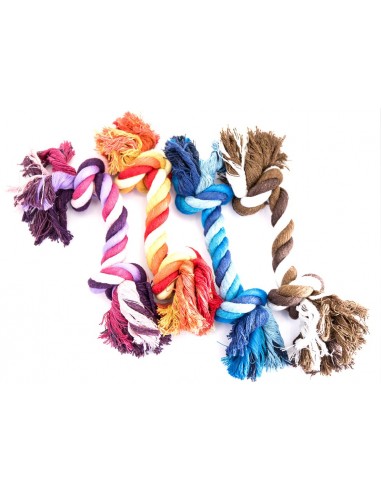 Juguetes para perros cuerda de nudos colores