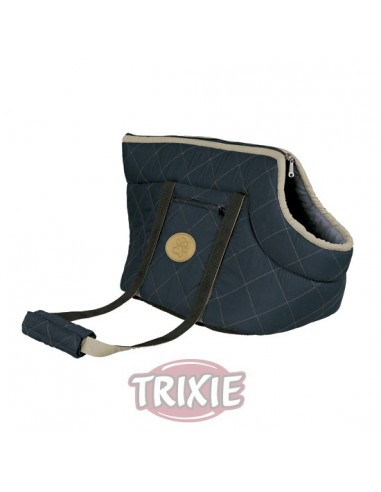 Bolso para transporte de perros/gatos, microfibra, color azul