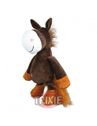 Juguete para perro en materiales suave, modelo caballo