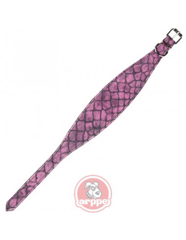 Collares galgos piel bovina decorada